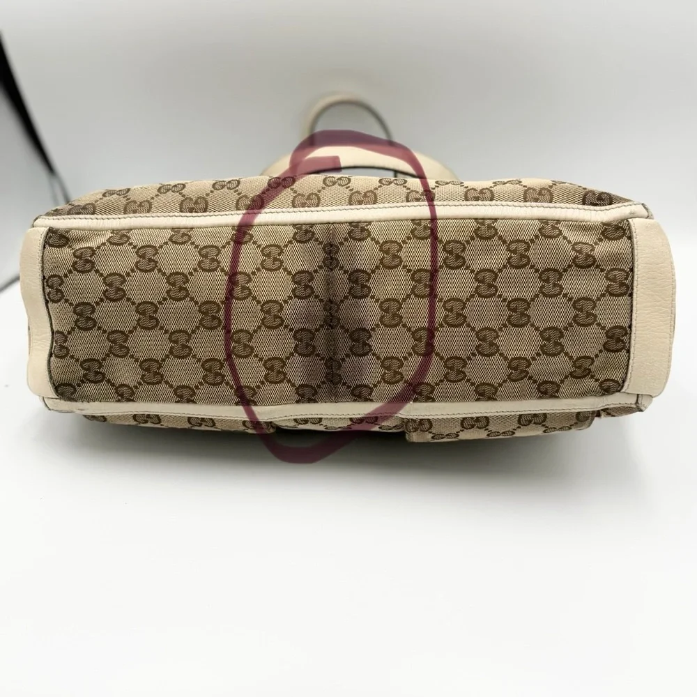 Gucci Beige and Brown Monogram Shoulder Bag And Wallet (Pelove) - Picture 7 of 15